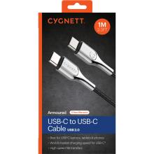 Cygnett Arm Braided USB-C to USB-C Cable 1m