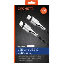Cygnett Arm Braided USB-C to USB-C Cable 2m